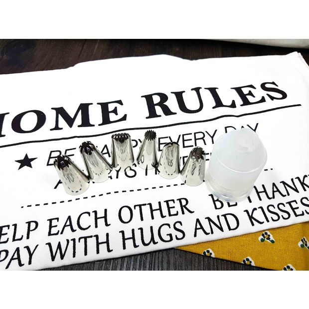 HS-806 不鏽鋼六入嘴組(中號)