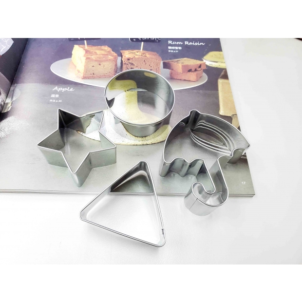 8732S 椪糖不鏽鋼餅乾模4入