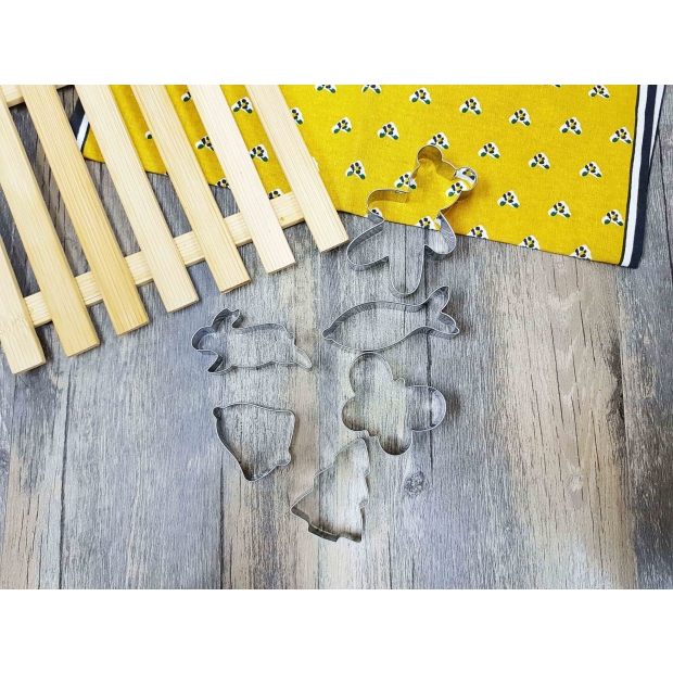 8703S 不鏽鋼造型餅乾模(6入)