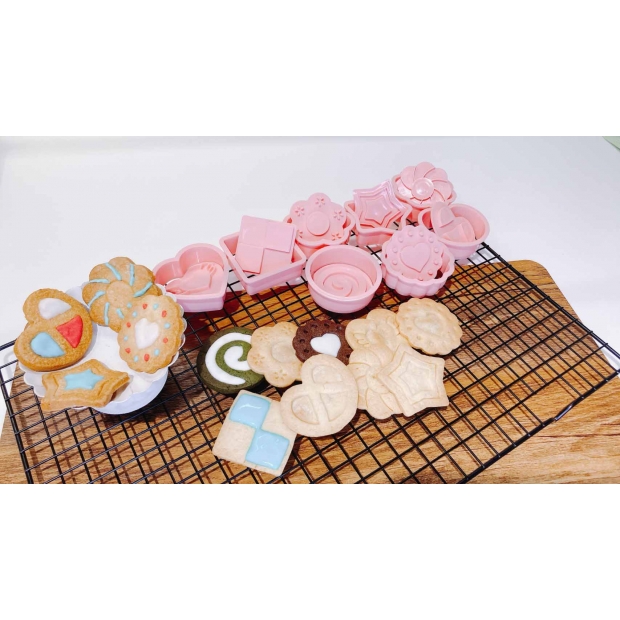 8616 果醬夾心餅乾壓模 8入