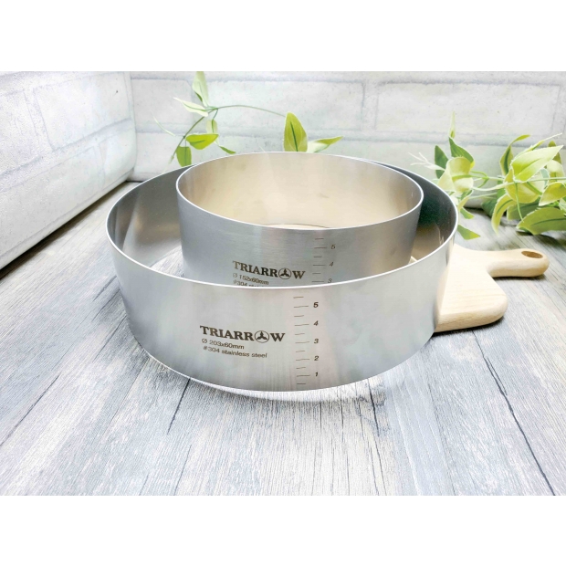 310808 8吋慕斯圈#304加高圓形