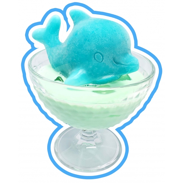 2064 3D可愛造型矽膠模-海豚