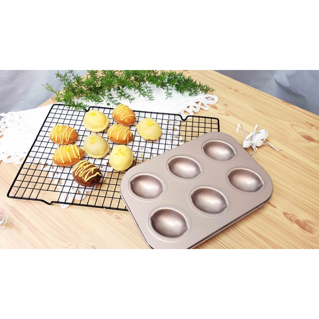 G7180 金不沾 檸檬六連烤模