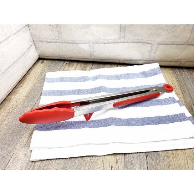 TR-6112R 立式梅花夾矽膠耐熱12吋(紅)