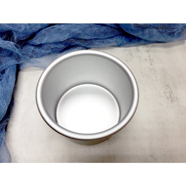 4吋直身固定底蛋糕模