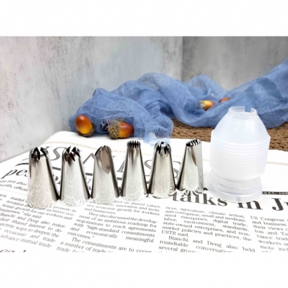 HS-806 不鏽鋼六入嘴組(中號)