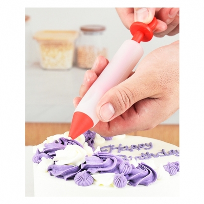 TR-013-1R 矽膠擠花筆 (紅)