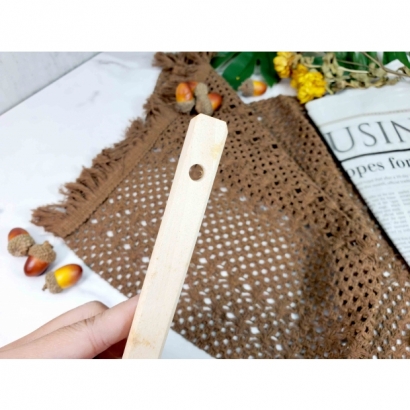 61168 4CM高級羊毛刷(木柄)