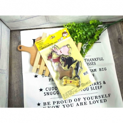 8708S 不鏽鋼可愛動物餅乾模 (6入)