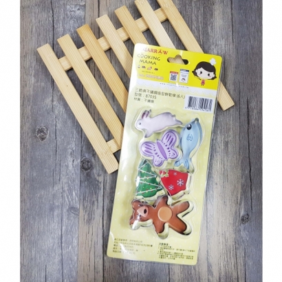 8703S 不鏽鋼造型餅乾模(6入) 8703S 不鏽鋼造型餅乾模(6入)