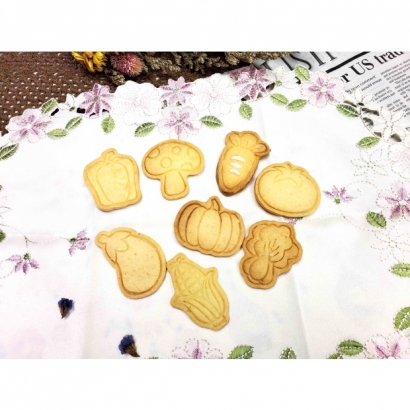 8618 健康蔬菜餅乾壓模 8入