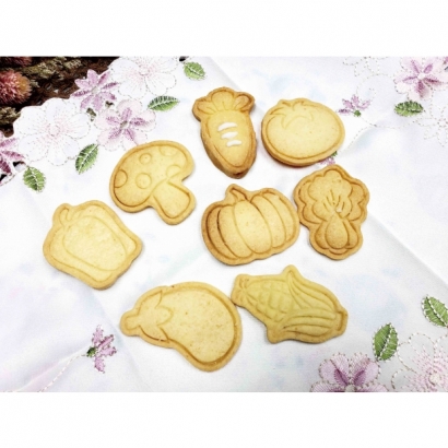 8618 健康蔬菜餅乾壓模 8入