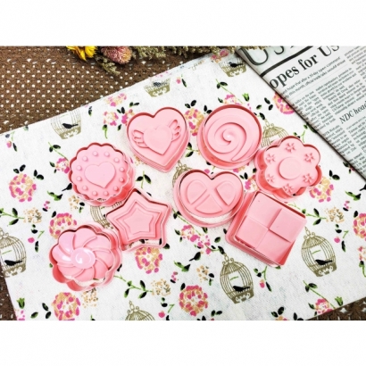 8616 果醬夾心餅乾壓模 8入