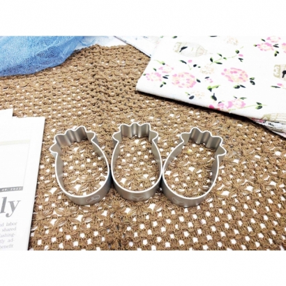 8719S 鳳梨酥模10入-鳳梨