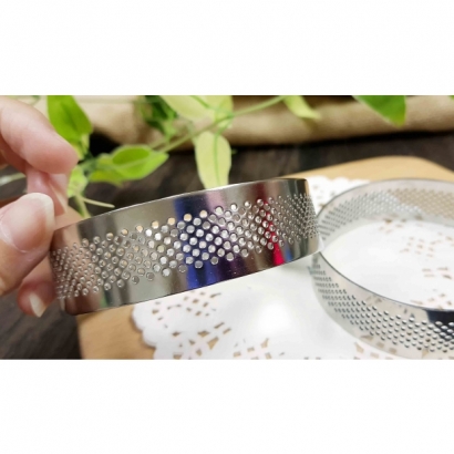 310708 8CM #304不鏽鋼洞洞塔圈