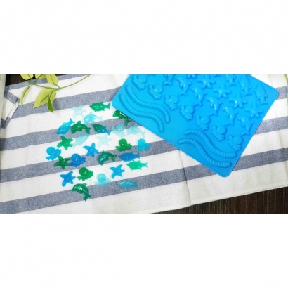 2054 32連海洋蚯蚓軟糖模