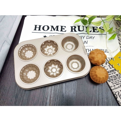 G7175 金不沾 咕咕霍夫六連烤模 G7175 金不沾 咕咕霍夫六連烤模