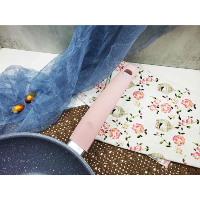 MIY-128 28深型炒鍋(加底)大理石不沾